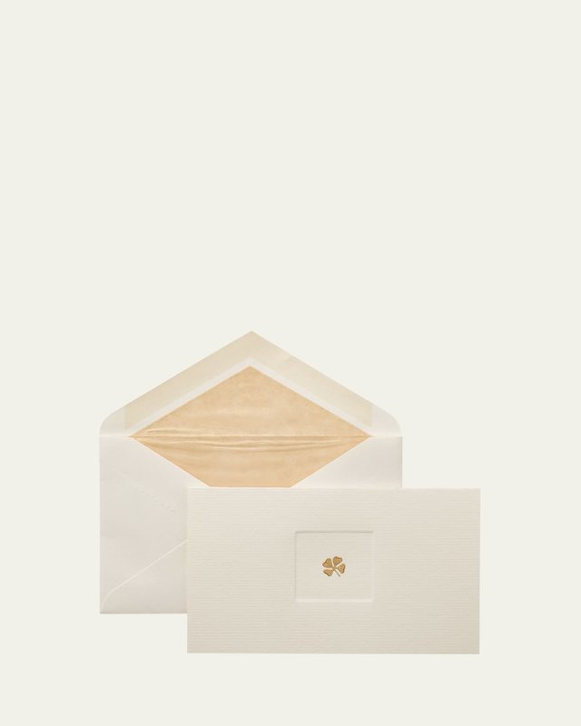 Clover Icon Notelet Cards, Box of 10